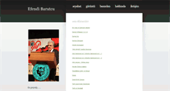 Desktop Screenshot of efendibarutcu.com